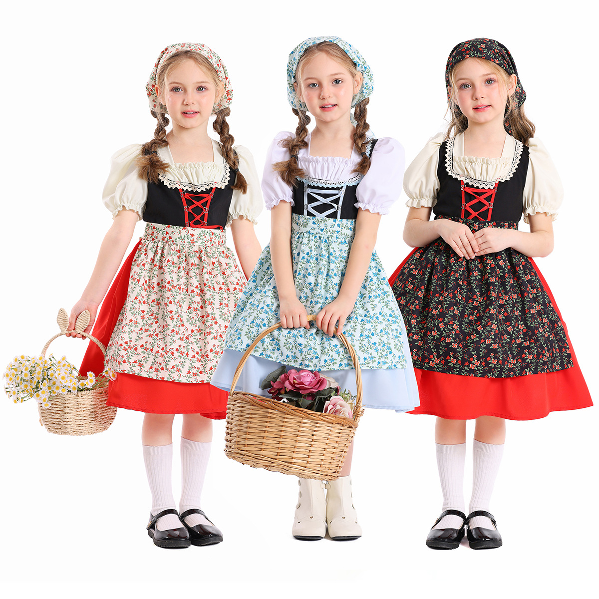 Ethnic Fashion Dress - Children's Bavarian Farmhouse Style Munich Beer