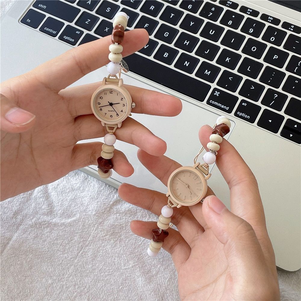 Ethnic Fashion Clothing Store - Vintage Ethnic Weaving Beaded Bracelet Watch