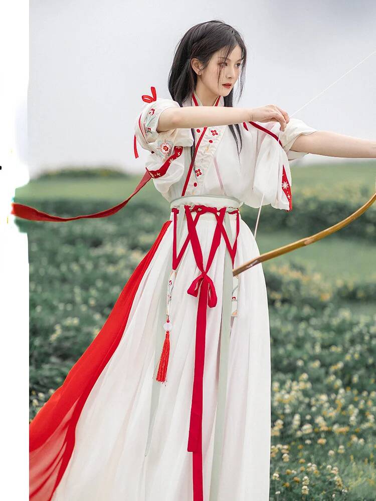 Hanbok Modern Set - Traditional Women Chinese Modern Hanfu Dress