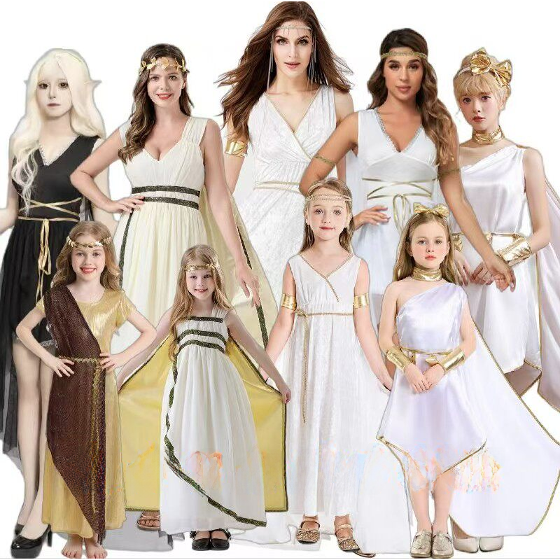 Fashion Ethnic Indian Clothing - Halloween Goddess Long Dress Arab Style