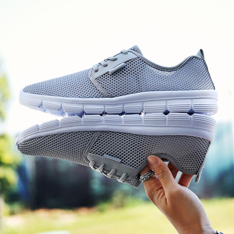 Latest Ethnic Fashion For Women - Big Size Summer Breathe Mens Sneakers