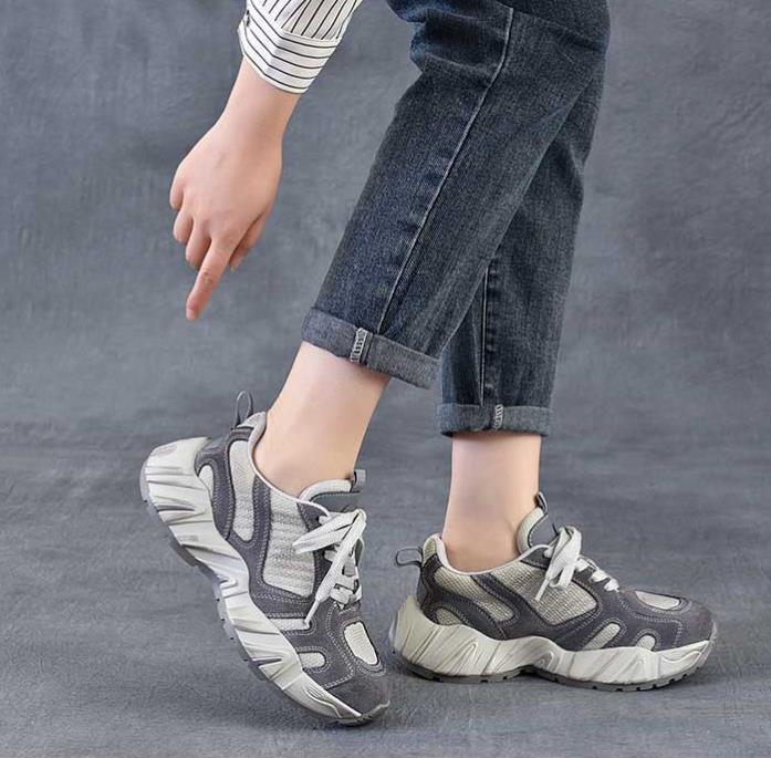 4.5cm Air Mesh Suede Genuine L - Ethnic Fashion In reseña y precio