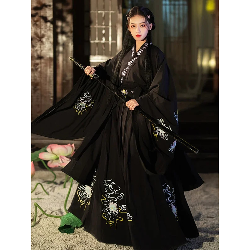 Modern Hanfu Woman Chinese Tra - Hanbok Modern Set reseña y precio