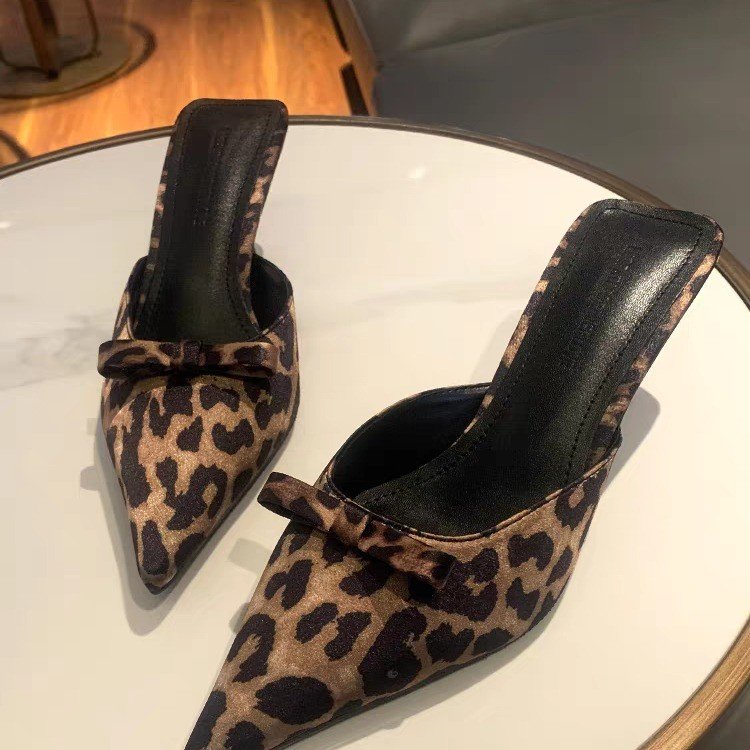 women's leopard-print pointed  - Ethnic Fashion In reseña y precio