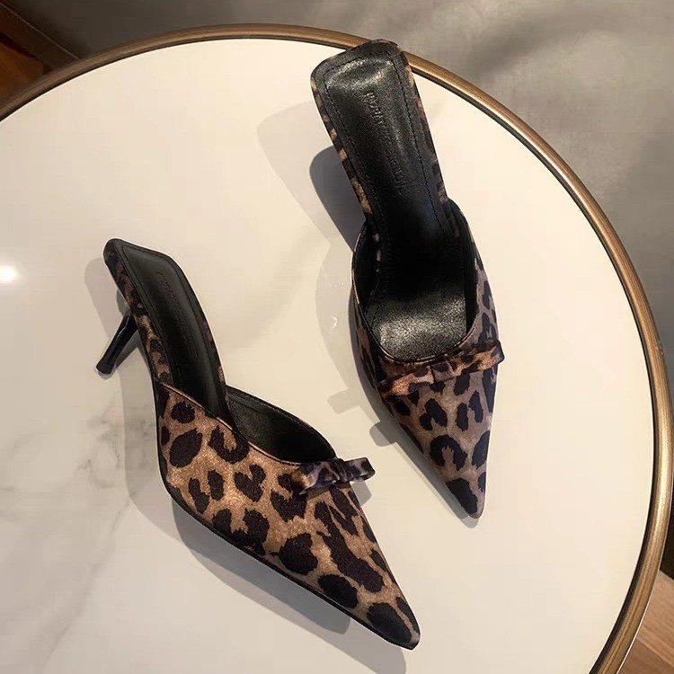 women's leopard-print pointed  - Ethnic Fashion In reseña y precio