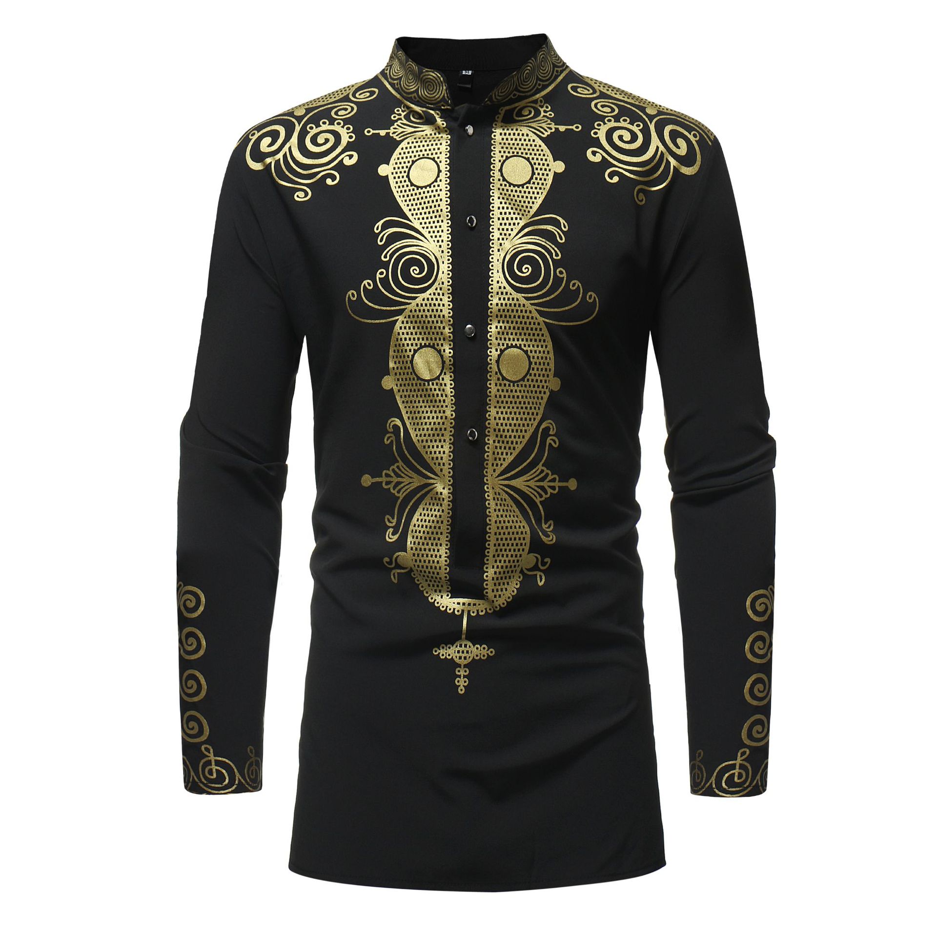 African Clothes for Men Dashik - Dashiki Shirt Men reseña y precio