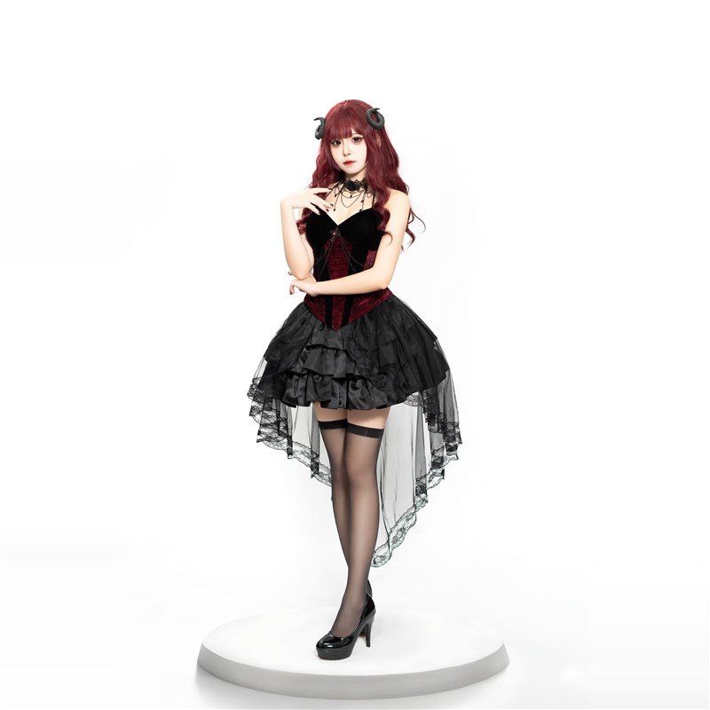 Dark Gothic Style Devil  Suit  - Ethnic Fashion Dress reseña y precio