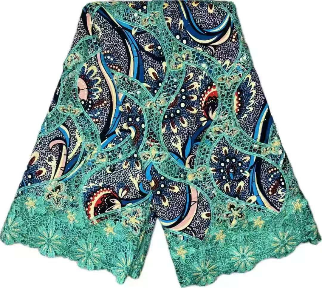 African Heavy Wax Lace Fabric  - African Ankara Print reseña y precio
