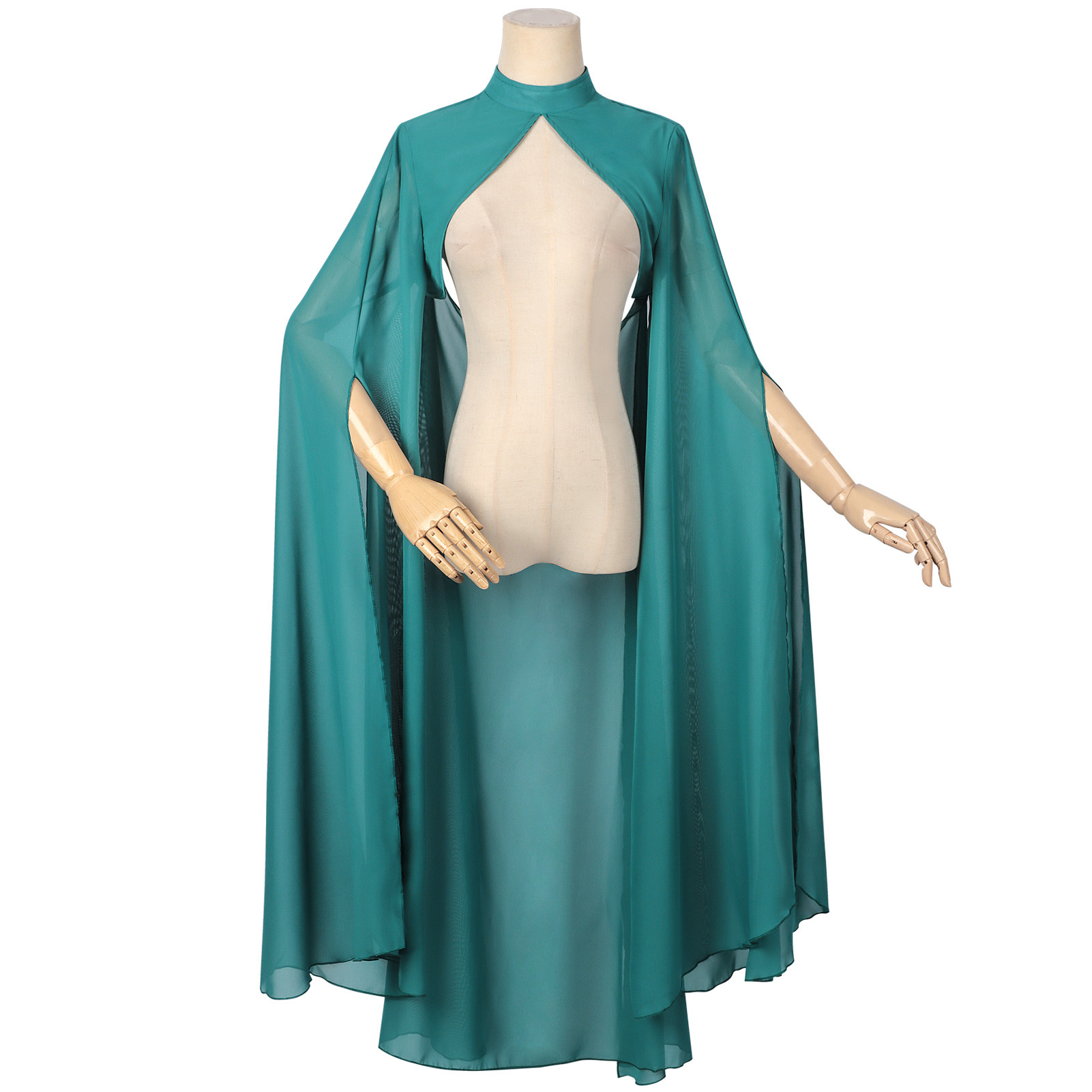 Ladies Green Chiffon Shawl Got - Ethnic Fashion Dress reseña y precio