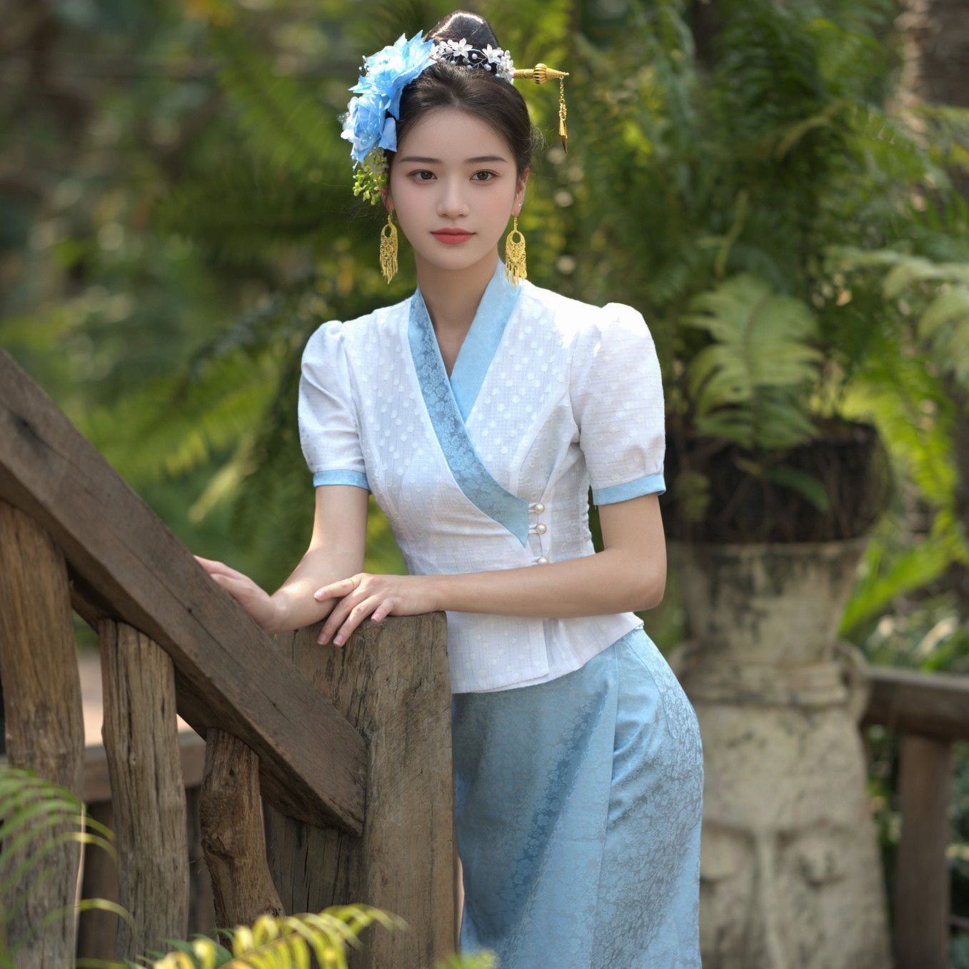 2pcs Thailand Myanmar women Da - Ethnic Clothing & Online Fashion Store Khaadi Us reseña y precio