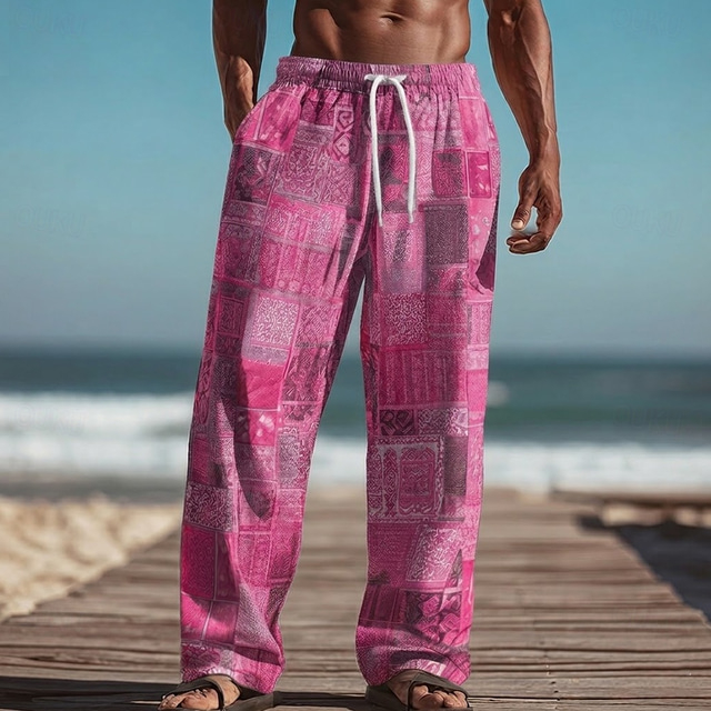 Summer Fashion Retro Ethnic Tr - Ethnic Fashion Men reseña y precio