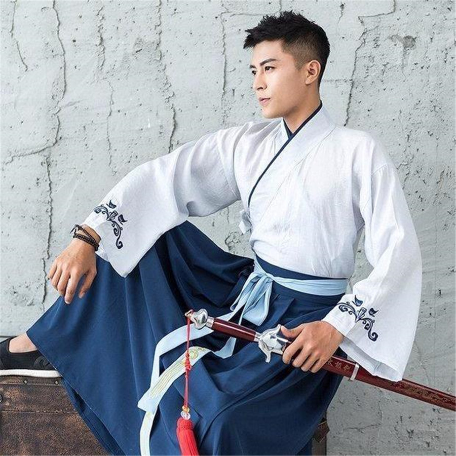 Hanfu Men Chinese Traditional  - Hanbok Modern Set reseña y precio