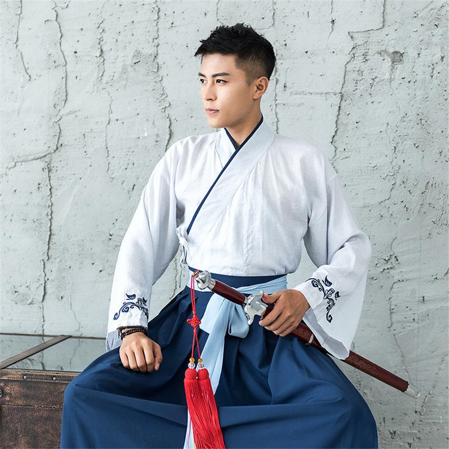 Hanfu Men Chinese Traditional  - Hanbok Modern Set reseña y precio