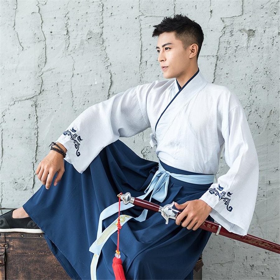 Hanfu Men Chinese Traditional  - Hanbok Modern Set reseña y precio