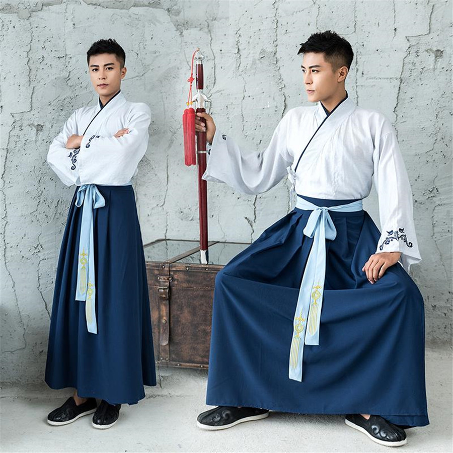 Hanfu Men Chinese Traditional  - Hanbok Modern Set reseña y precio