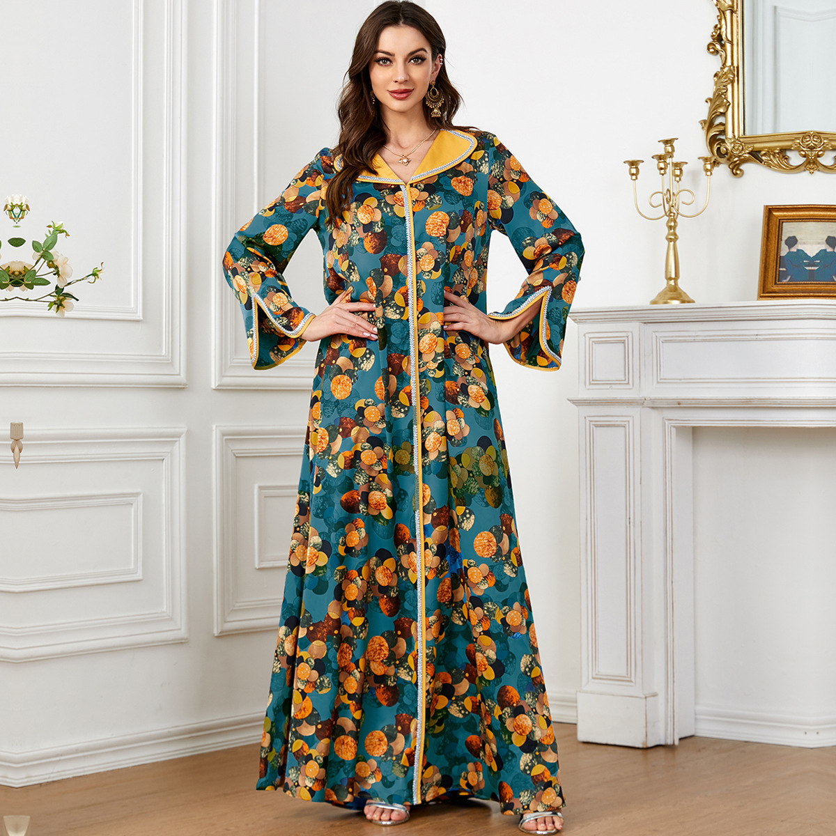 Fashionable Printed Dress for  - Ethnic Fashion Dress reseña y precio
