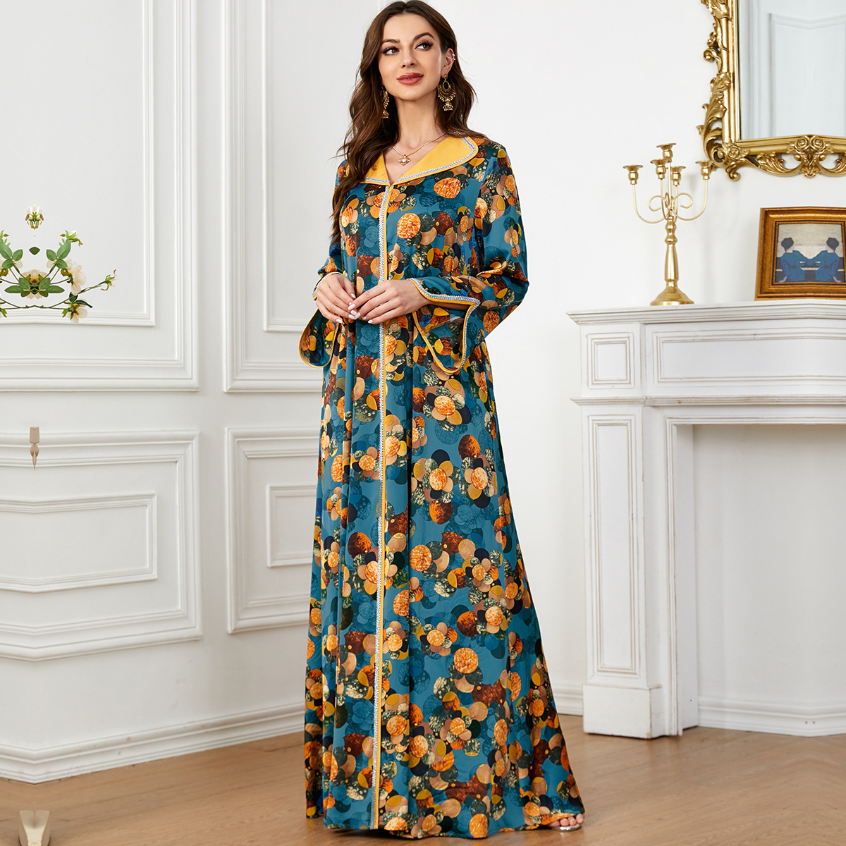Fashionable Printed Dress for  - Ethnic Fashion Dress reseña y precio