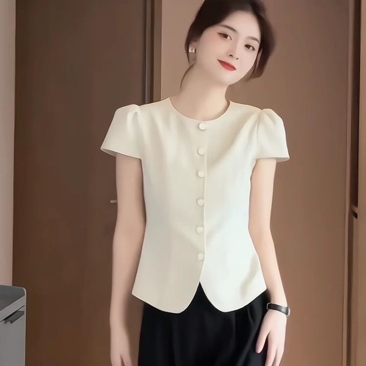Fashion Retro French Temperame - Thai Silk Blouse reseña y precio