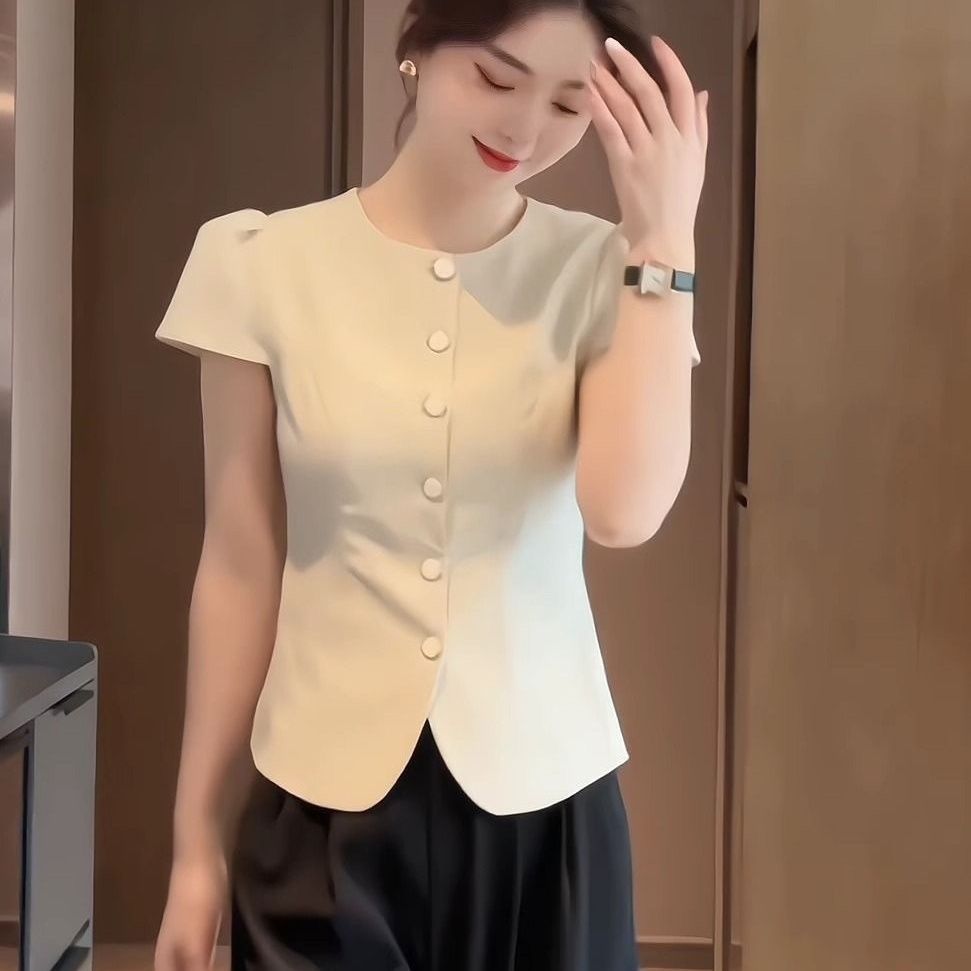 Fashion Retro French Temperame - Thai Silk Blouse reseña y precio