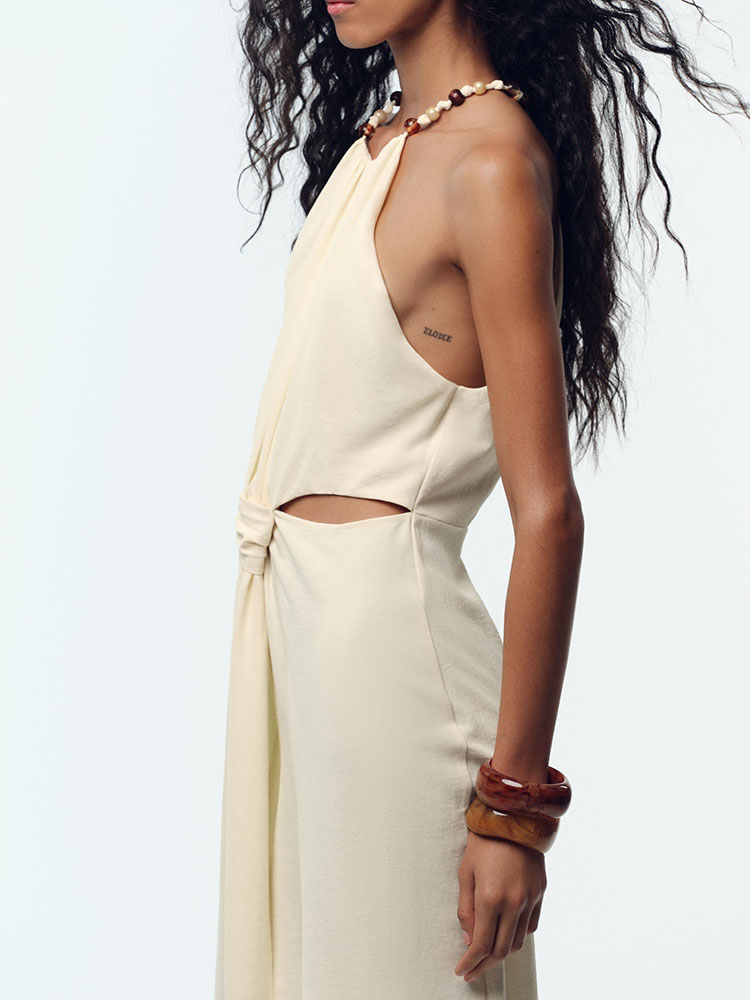 Fashionable Midi Dress ZA2025  - Ethnic Wear reseña y precio