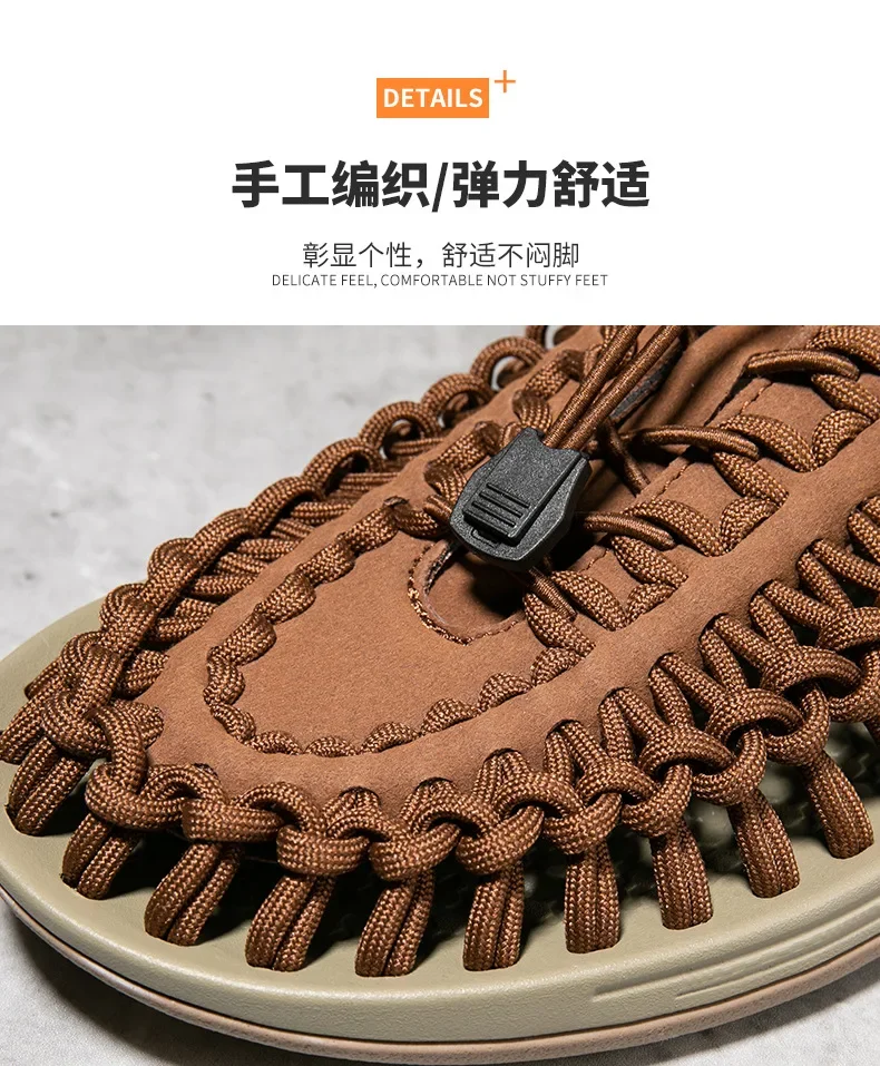 2026 Men's charms Sandals Summ - Ethnic Fashion Men reseña y precio