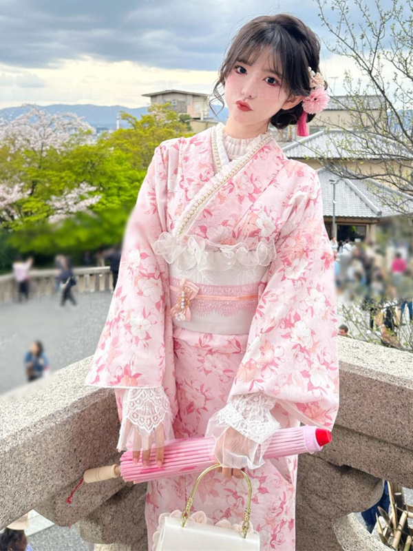 New Traditional Japanese Kimon - Ethnic Wear reseña y precio