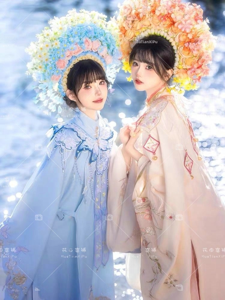 Xunpu Girl's Ming Dynasty Hanf - Ethnic Wear reseña y precio