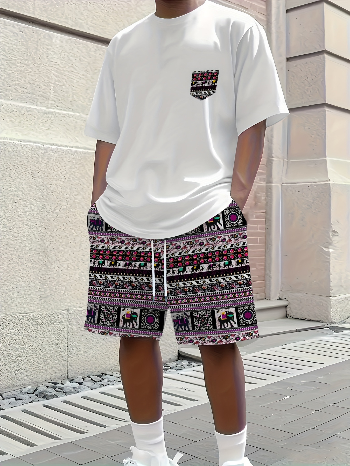 2026 Summer New Men's Short-Sl - Ethnic Fashion In reseña y precio