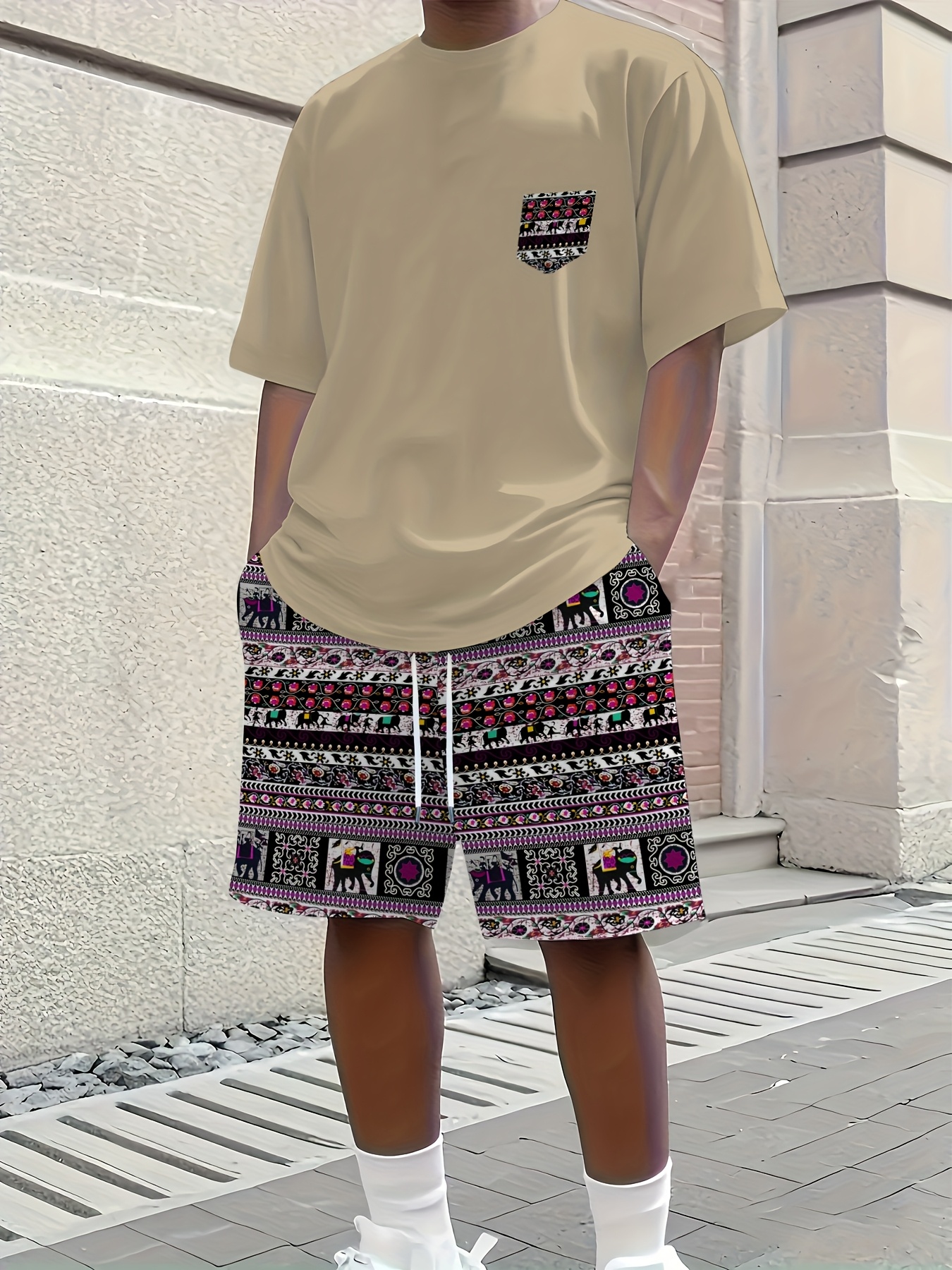 2026 Summer New Men's Short-Sl - Ethnic Fashion In reseña y precio