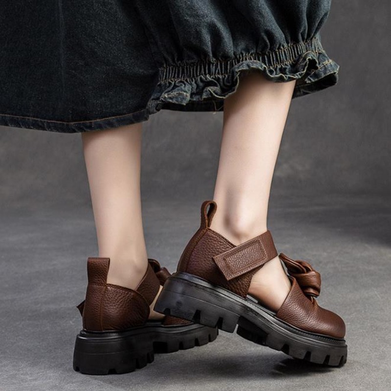 5cm Ethnic Knot Platform Wedge - Ethnic Fashion In reseña y precio