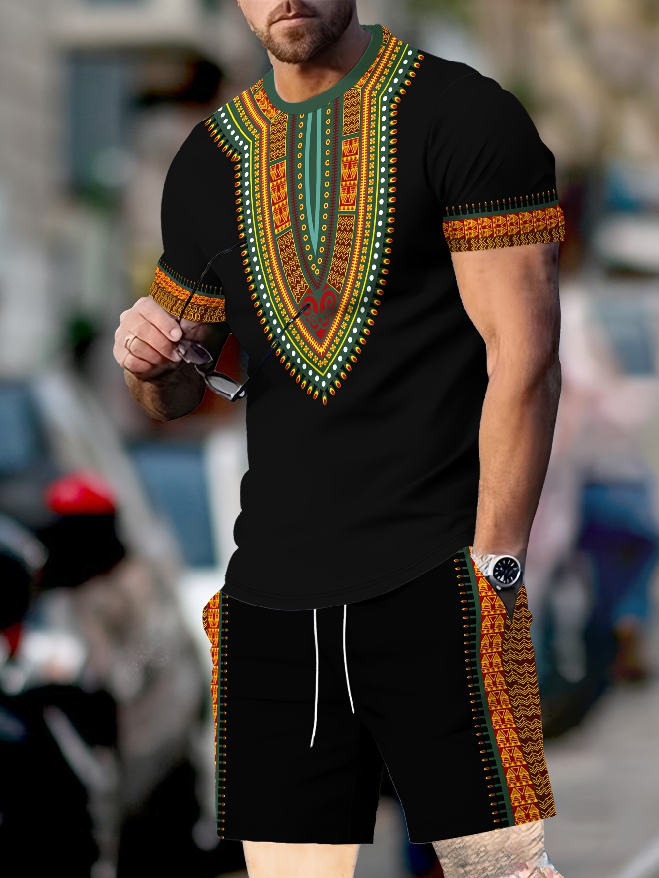 New Men's Suits African Dashik - Dashiki Shirt Men reseña y precio