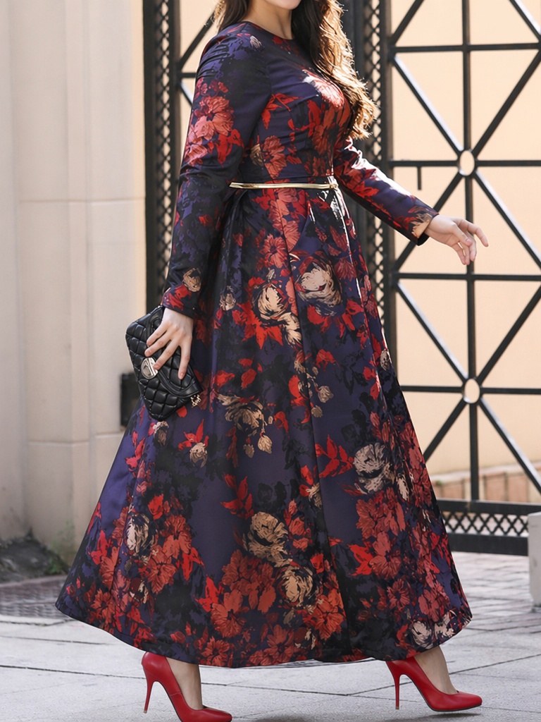 DEVCHATA Plus Size Women Vinta - Ethnic Fashion Dress reseña y precio