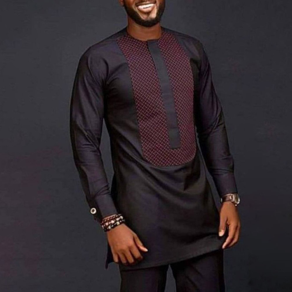 Men Shirts Simple Casual Shirt - Dashiki Shirt Men reseña y precio