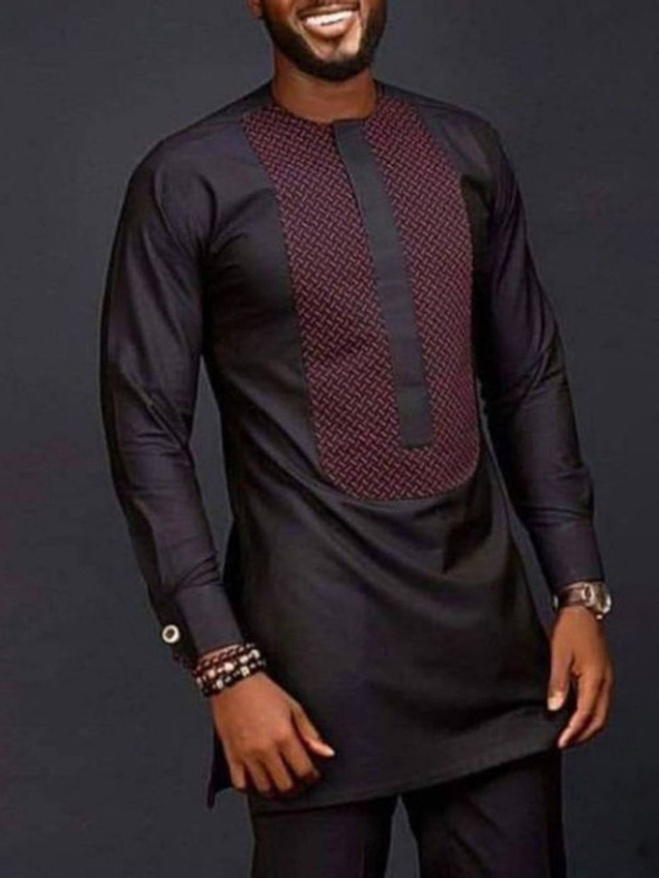 Men Shirts Simple Casual Shirt - Dashiki Shirt Men reseña y precio
