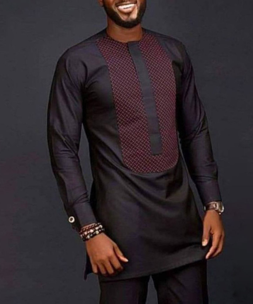 Men Shirts Simple Casual Shirt - Dashiki Shirt Men reseña y precio