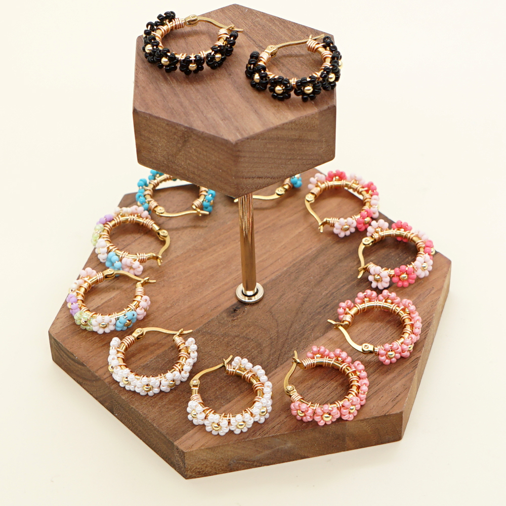 Boho Miyuki Flower Moon Cross  - Latest Ethnic Fashion For Women reseña y precio