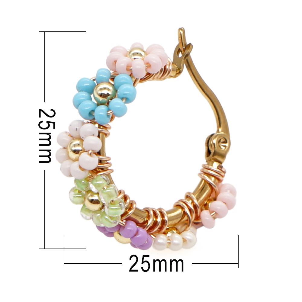 Boho Miyuki Flower Moon Cross  - Latest Ethnic Fashion For Women reseña y precio