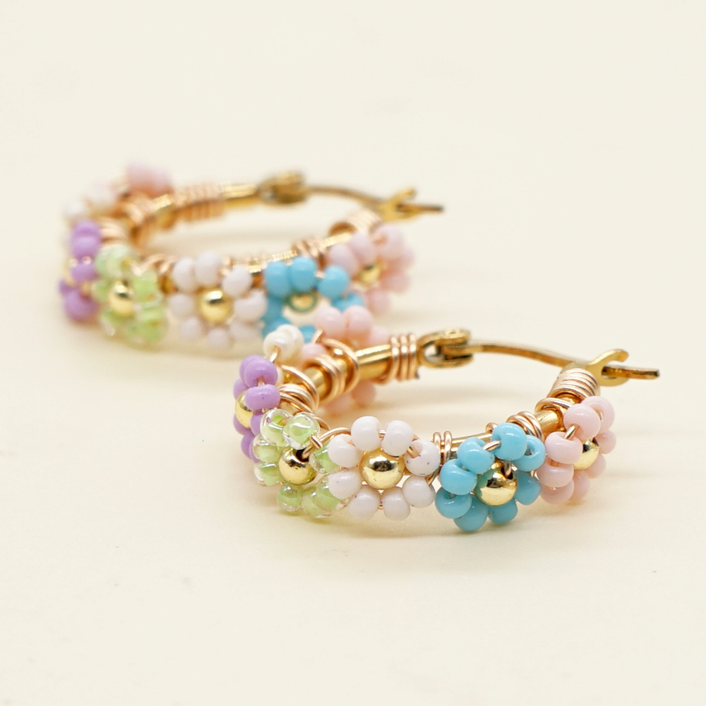 Boho Miyuki Flower Moon Cross  - Latest Ethnic Fashion For Women reseña y precio
