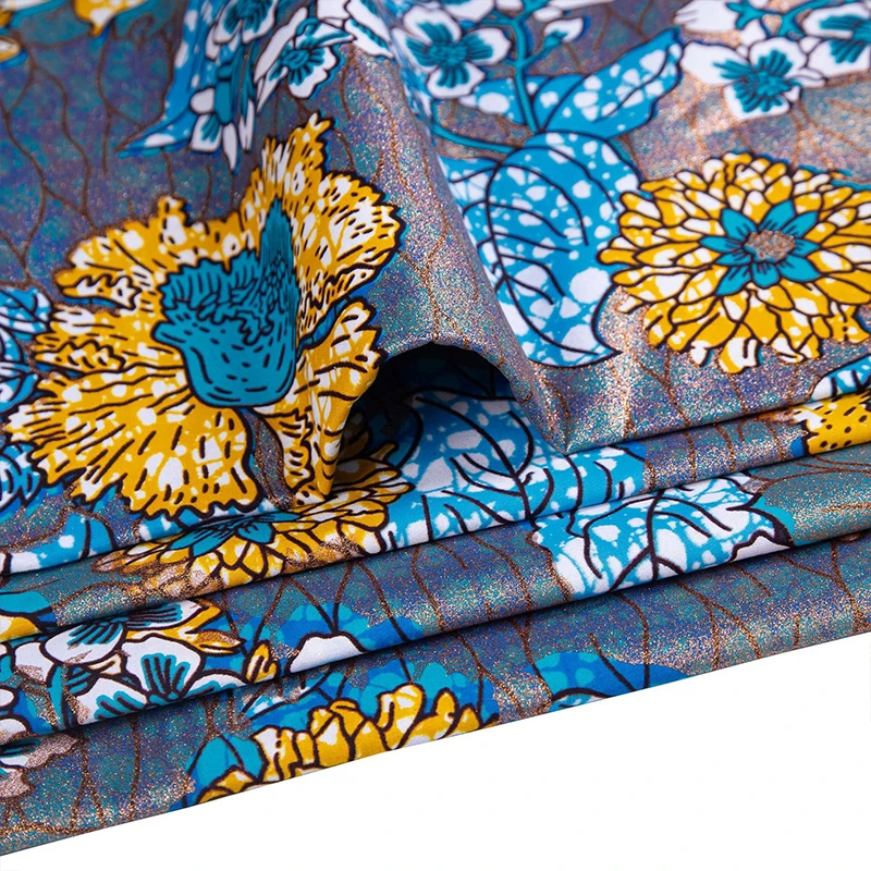 Cotton African Flash Gold Prin - African Ankara Print reseña y precio