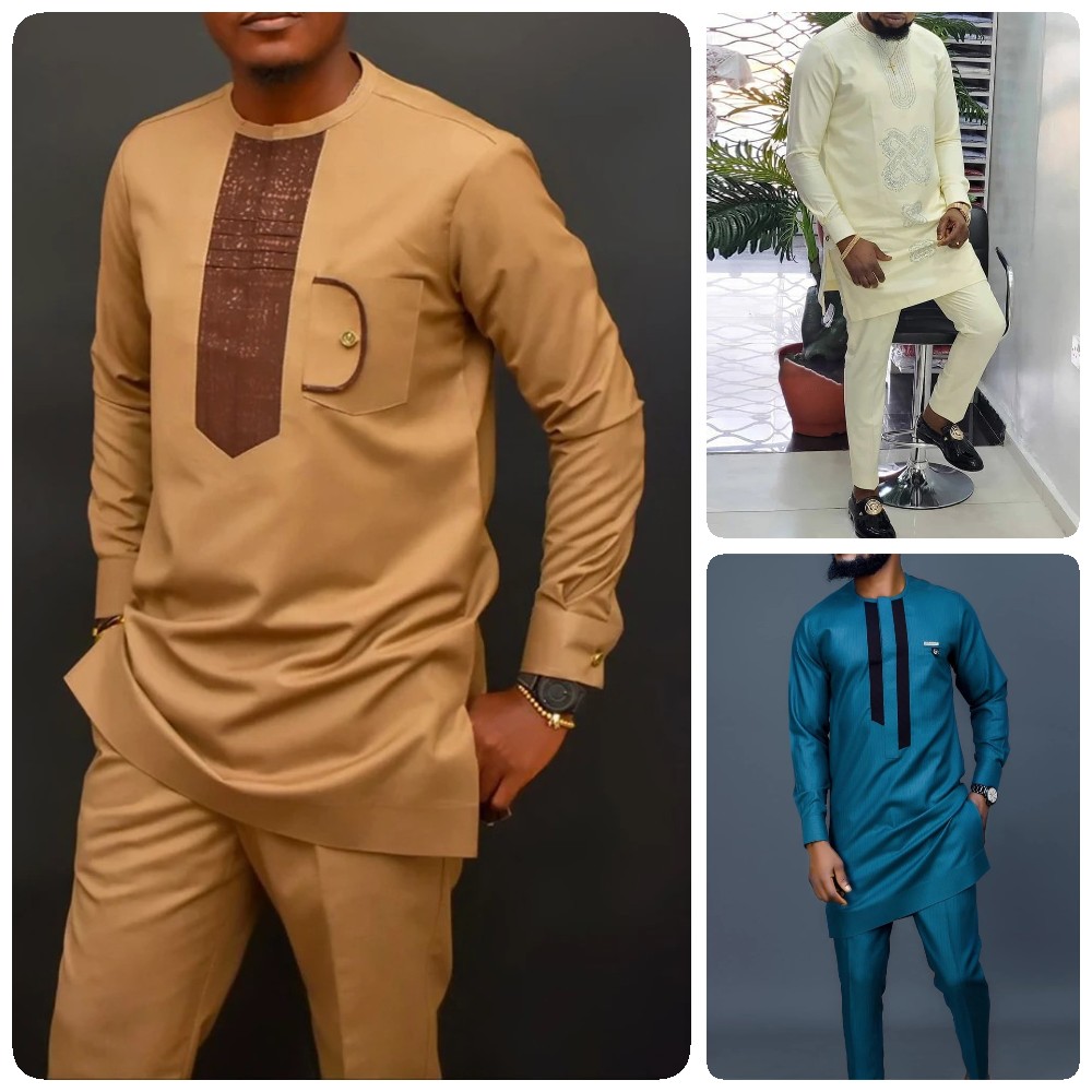 Dashiki Men Clothing 2 Pieces  - Dashiki Shirt Men reseña y precio