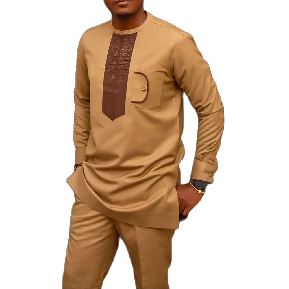 Dashiki Men Clothing 2 Pieces  - Dashiki Shirt Men reseña y precio