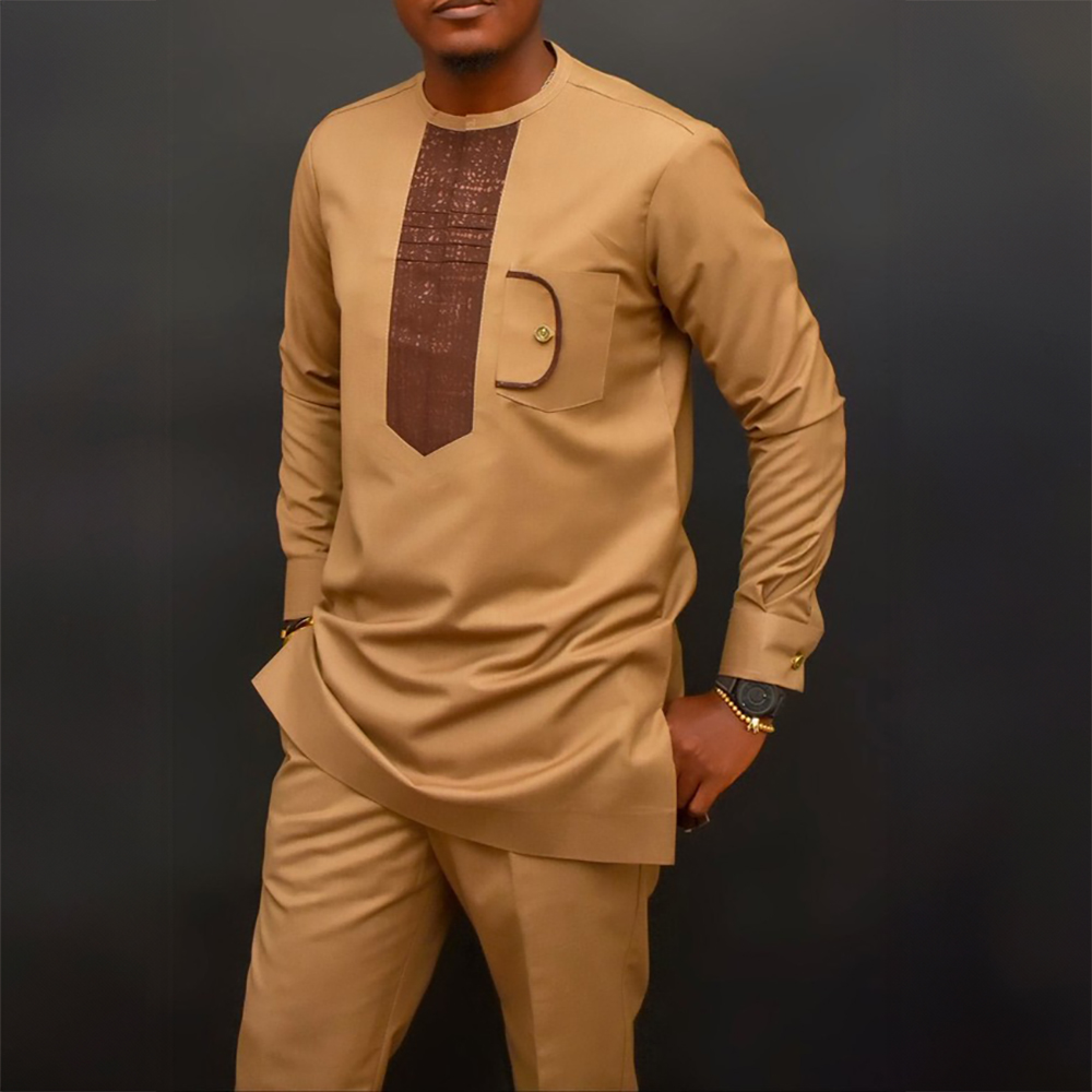 Dashiki Men Clothing 2 Pieces  - Dashiki Shirt Men reseña y precio