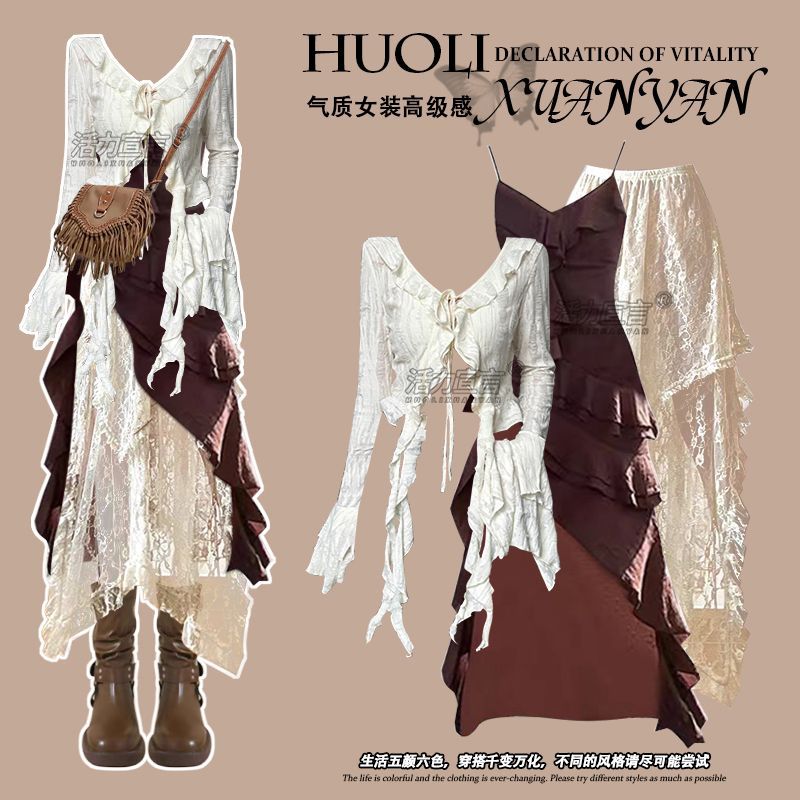 Autumn New Irregular Slim Fit  - Ethnic Fashion Dress reseña y precio