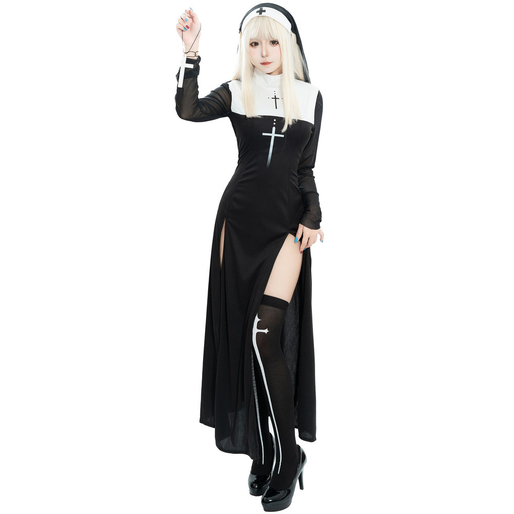 Maria Nun Costume Dress Stage  - Ethnic Fashion Dress reseña y precio