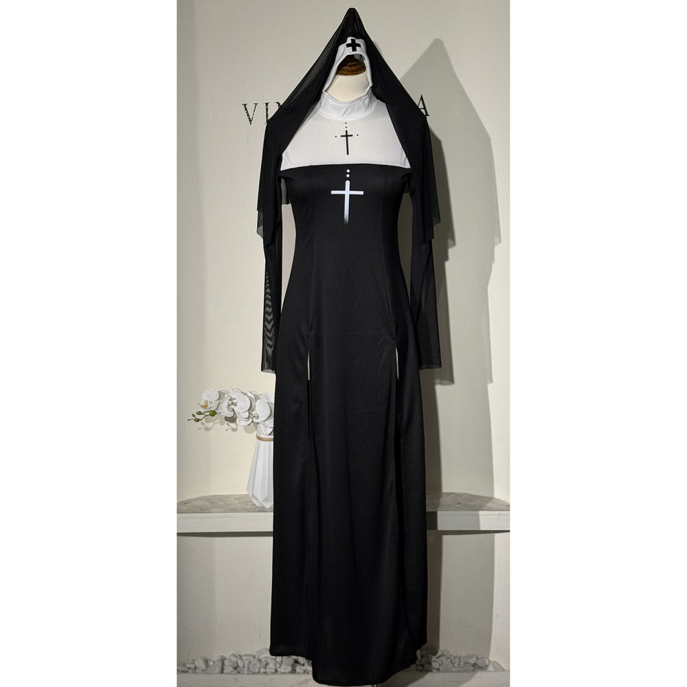 Maria Nun Costume Dress Stage  - Ethnic Fashion Dress reseña y precio