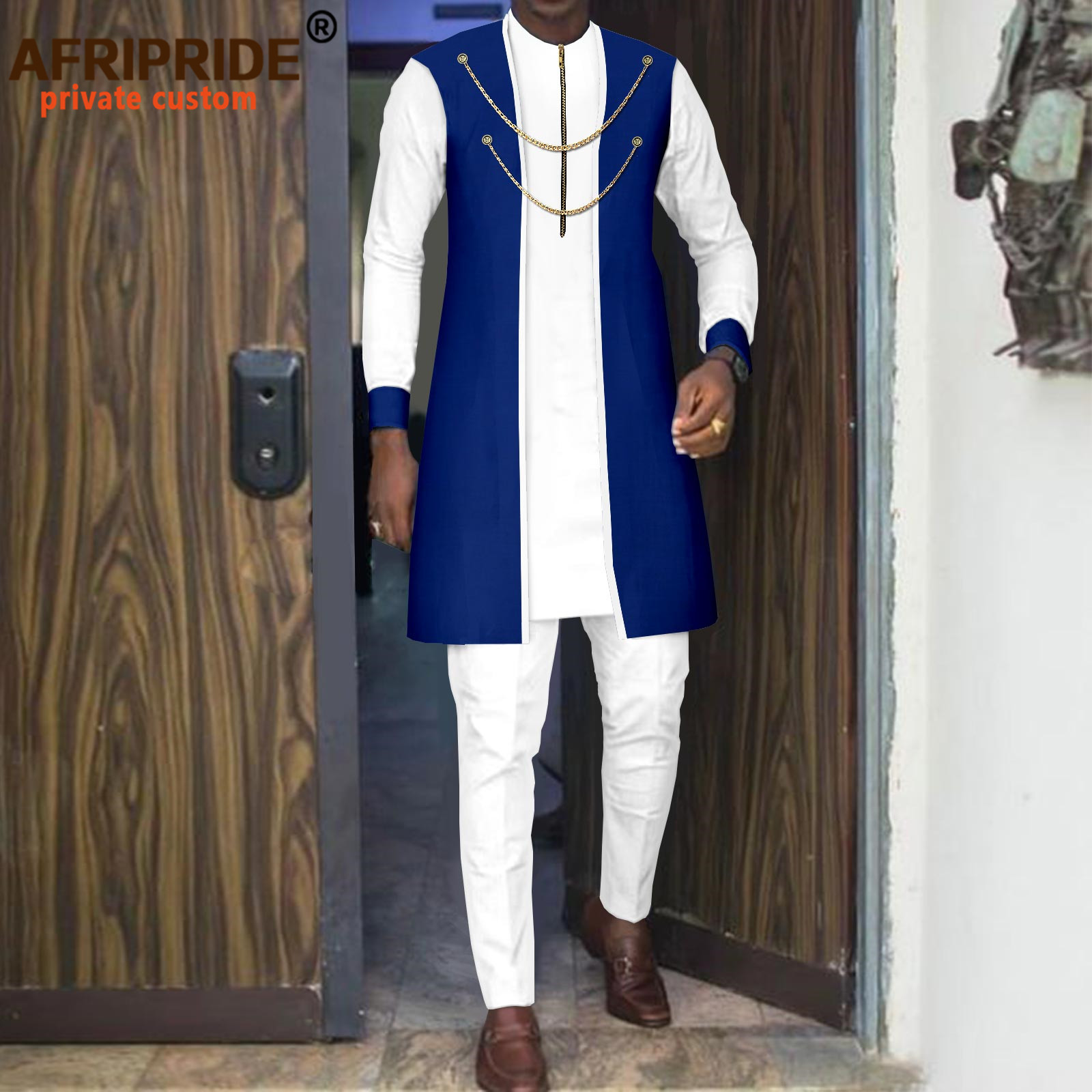 Bazin Riche African Clothing f - Dashiki Shirt Men reseña y precio