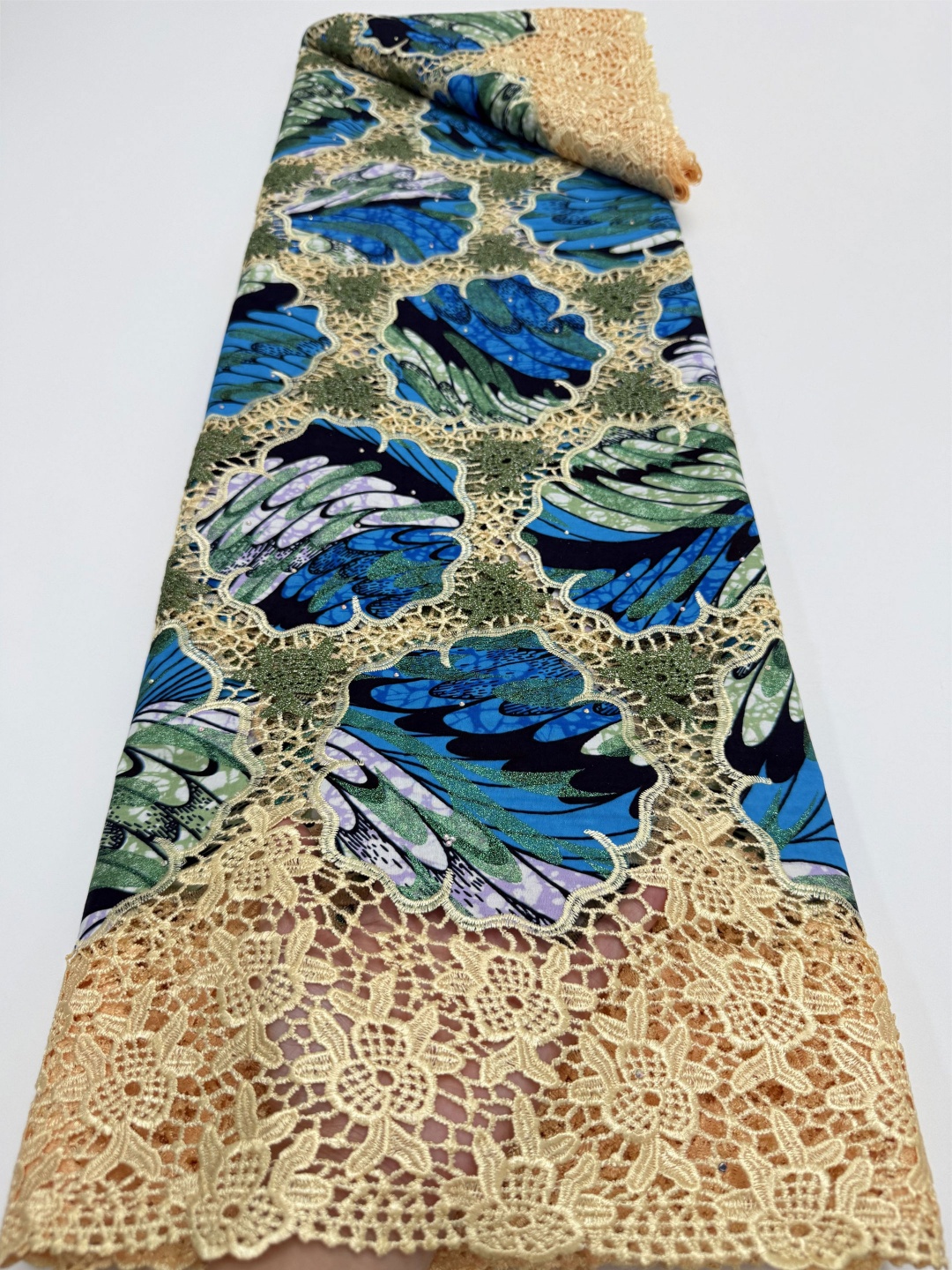 Luxury 5Yards African Wax Broc - African Ankara Print reseña y precio