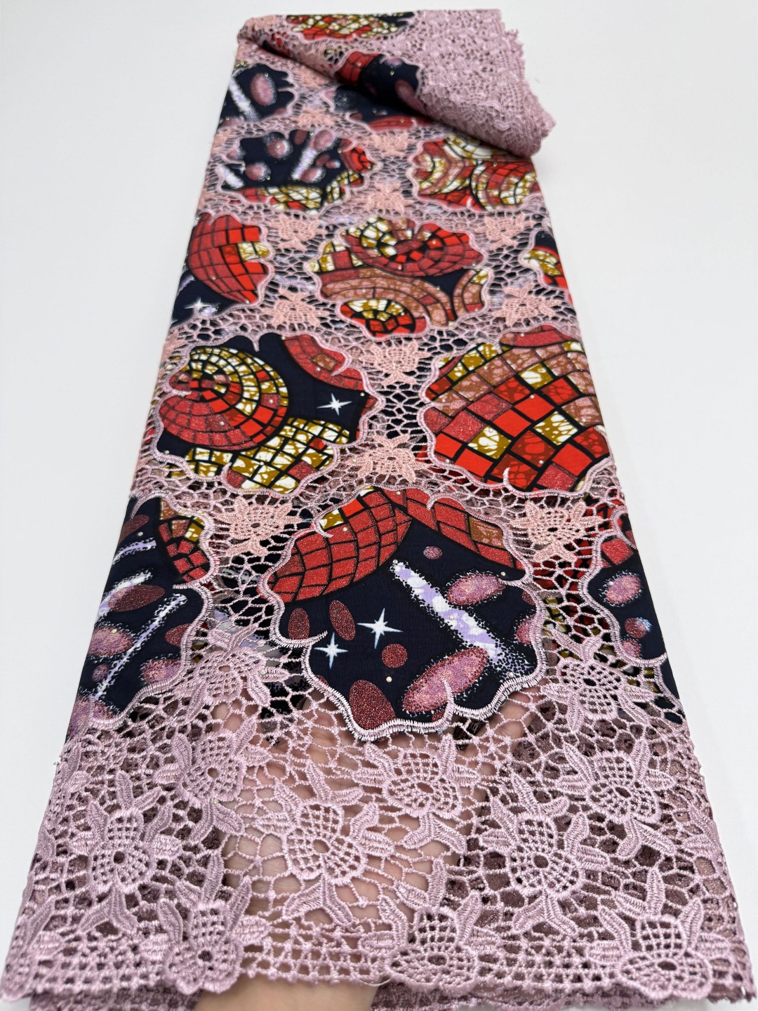 Luxury 5Yards African Wax Broc - African Ankara Print reseña y precio