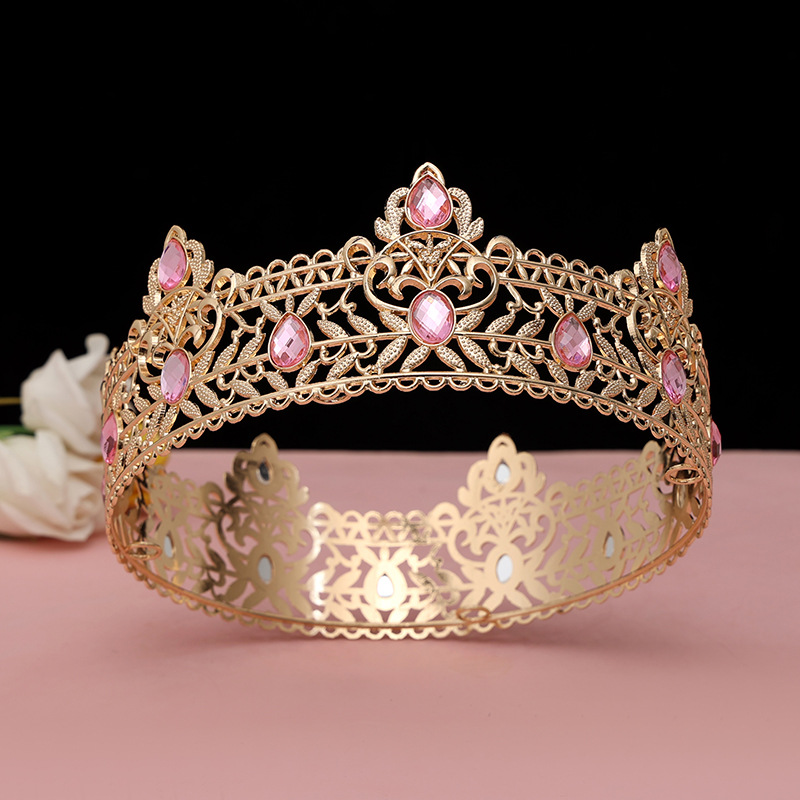 Round Wedding King Tiara Headp - Ethnic Fashion Imports reseña y precio