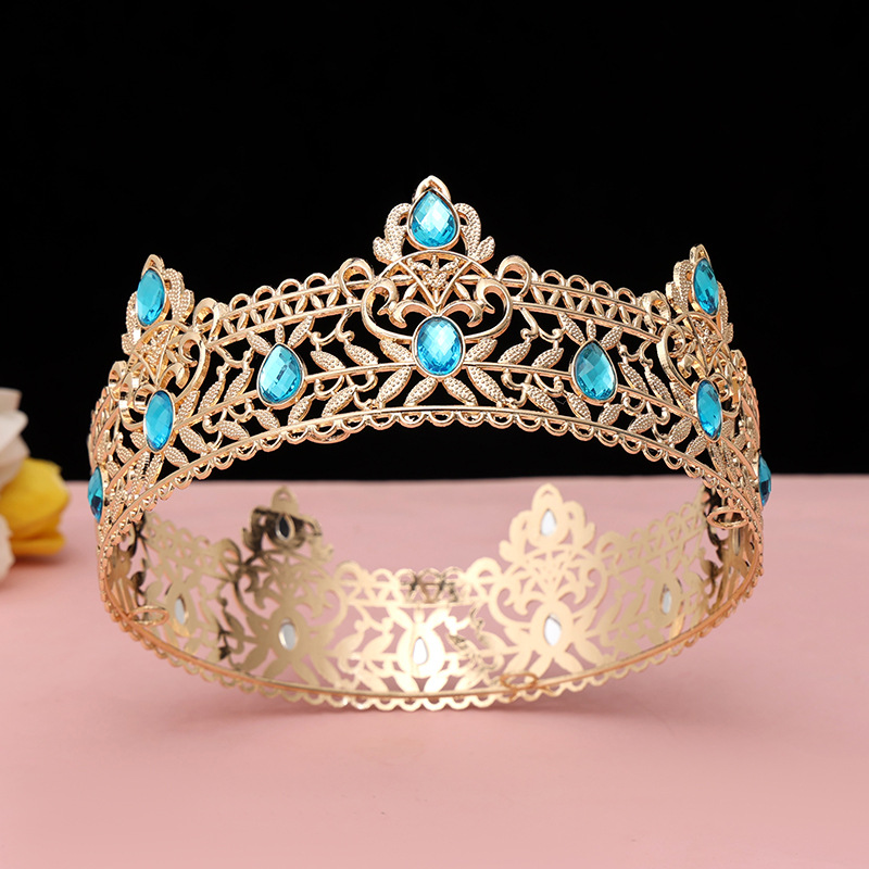 Round Wedding King Tiara Headp - Ethnic Fashion Imports reseña y precio